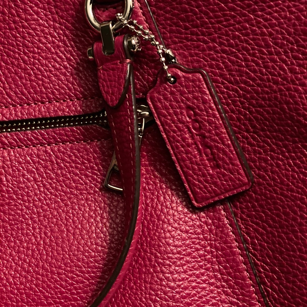 Coach pebble leather satchel - Picture 13 of 16